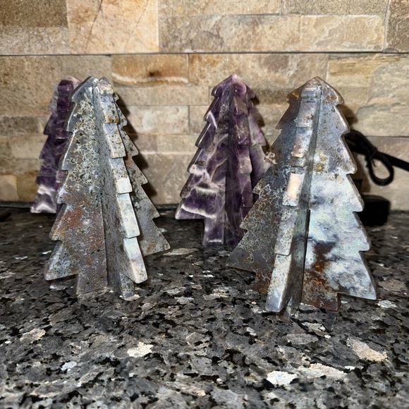 Crystal Tree Puzzle Piece - Pick 1 - Ocean Jasper or Dream Amethyst - Picture 9 of 9